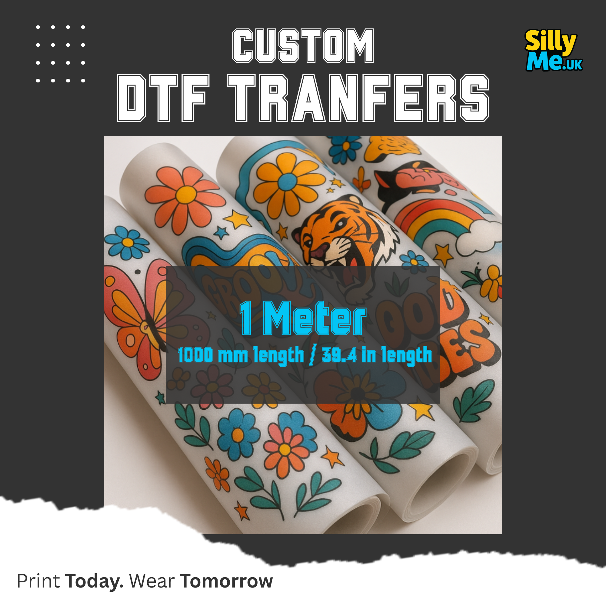 DTF Transfers Ready to Press - Using your own Gang Sheet