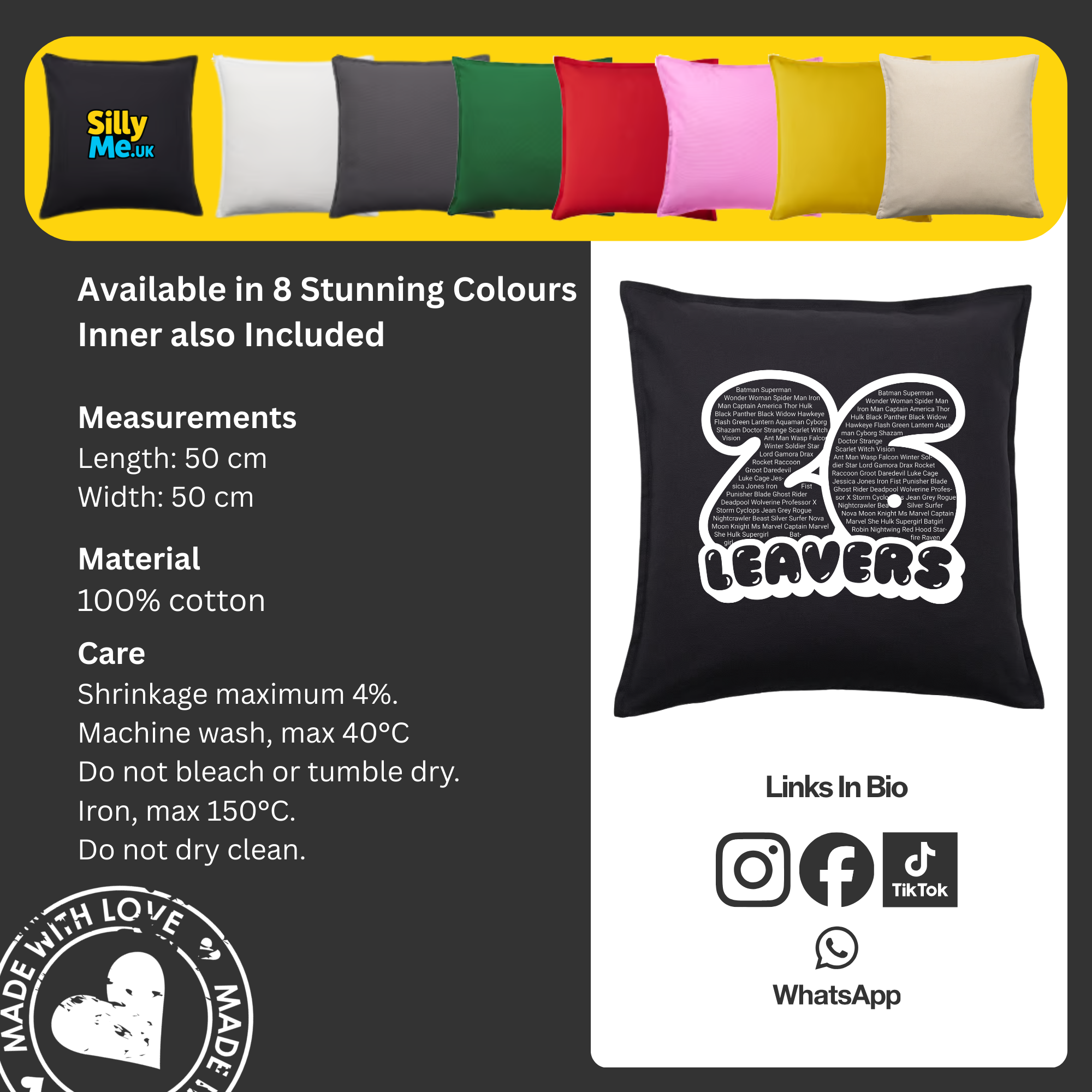 School Leaver Cushion