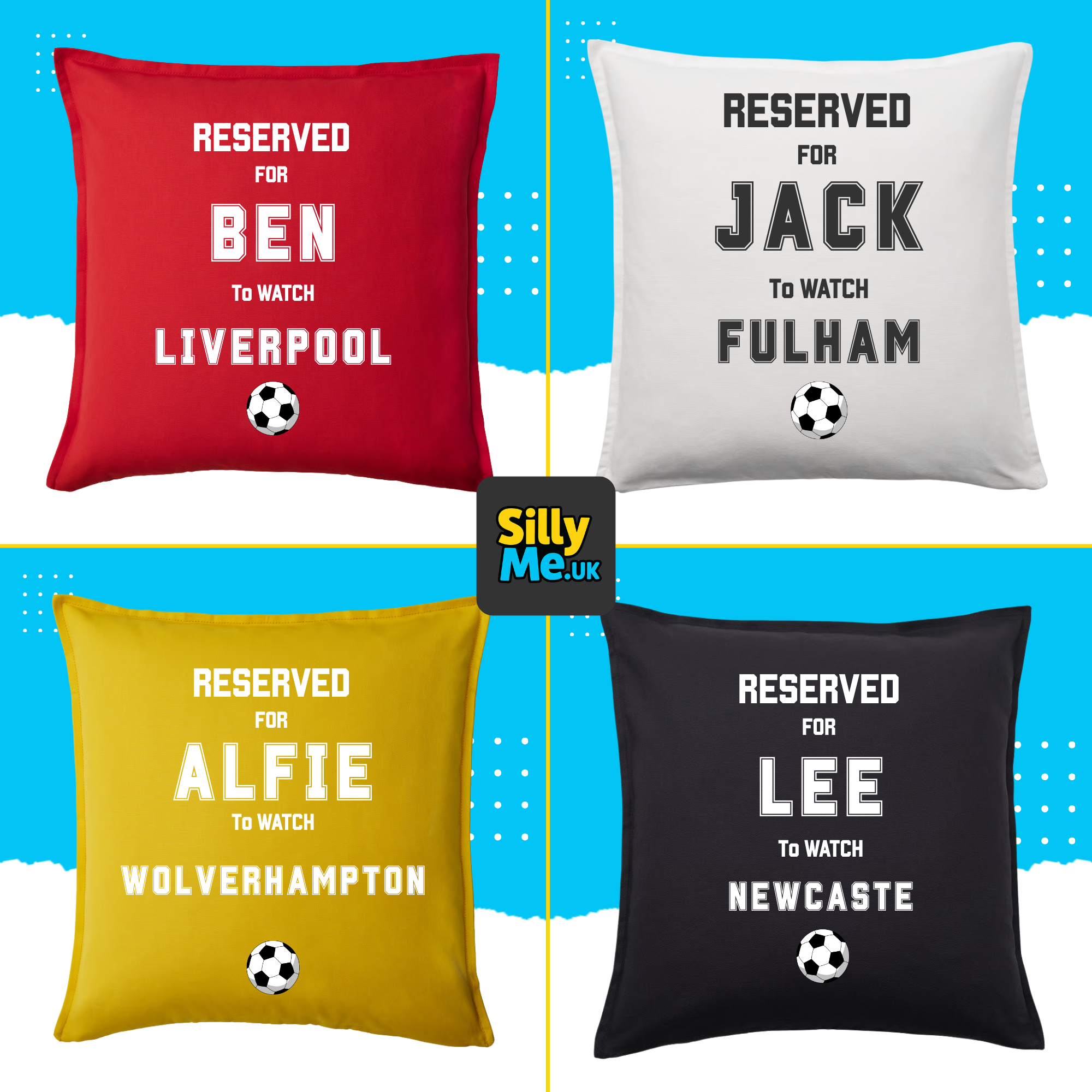 Reserved Football Fan Cushion