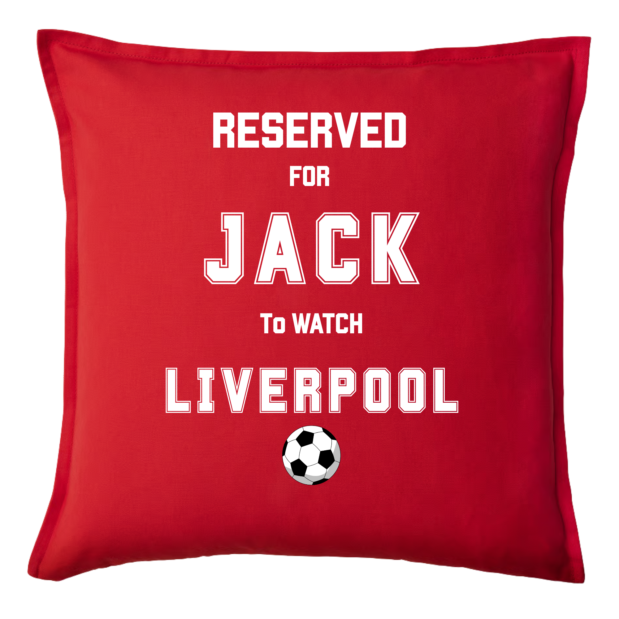 Reserved Football Fan Cushion