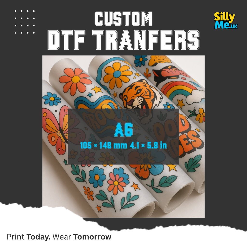 DTF Transfers Ready to Press - Using your own Gang Sheet