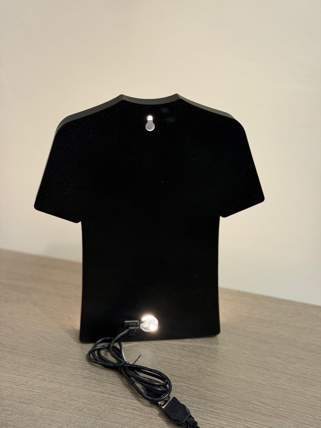 Leeds United Football T-Shirt LED Light Box