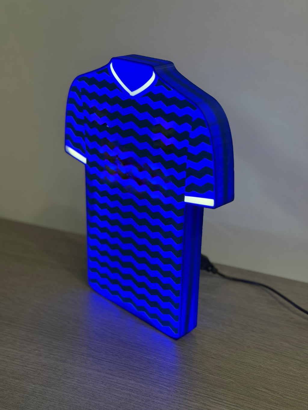 Everton Football T-Shirt LED Light Box