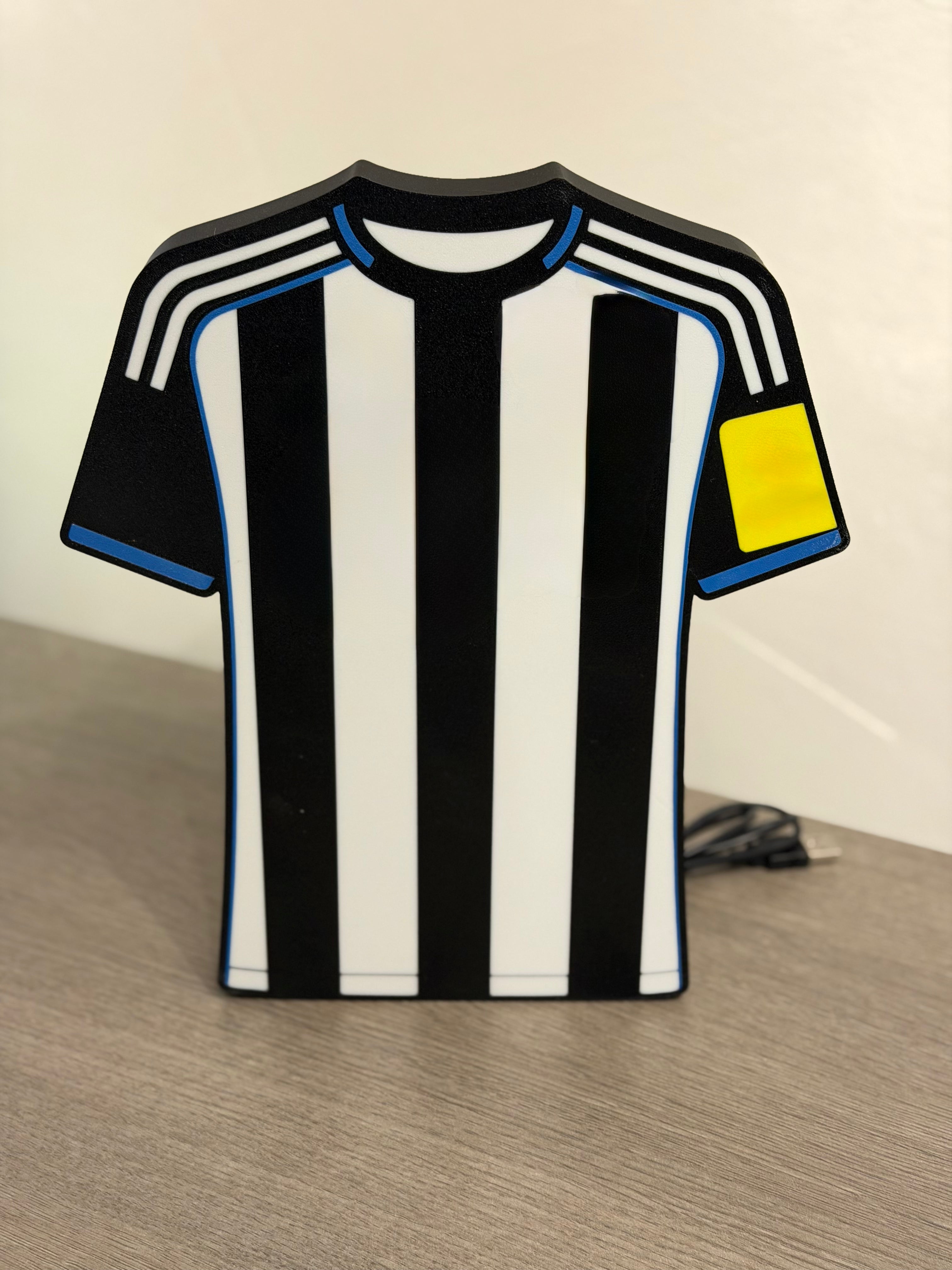 Leeds United Football T-Shirt LED Light Box