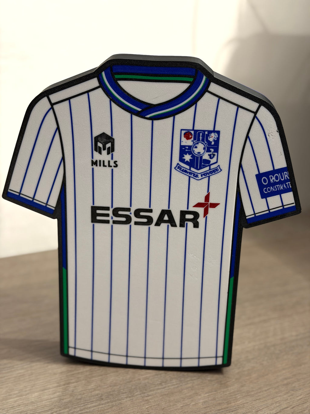 Tranmere Rovers Football T-Shirt LED Light Box