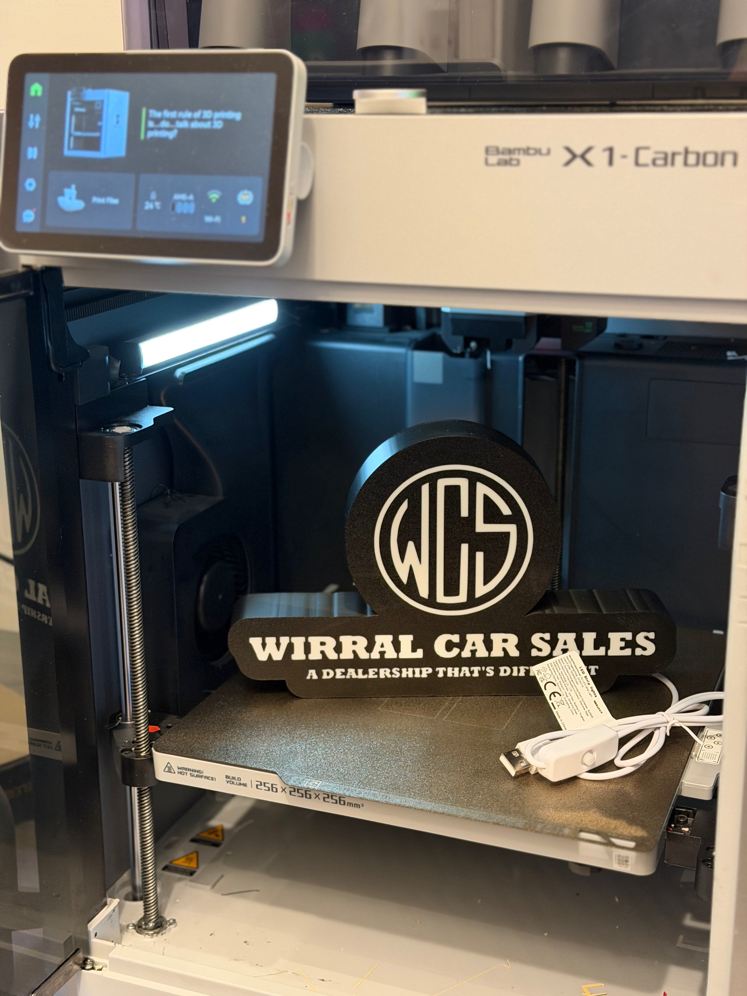 Personalised LED Light Box - Designed for You