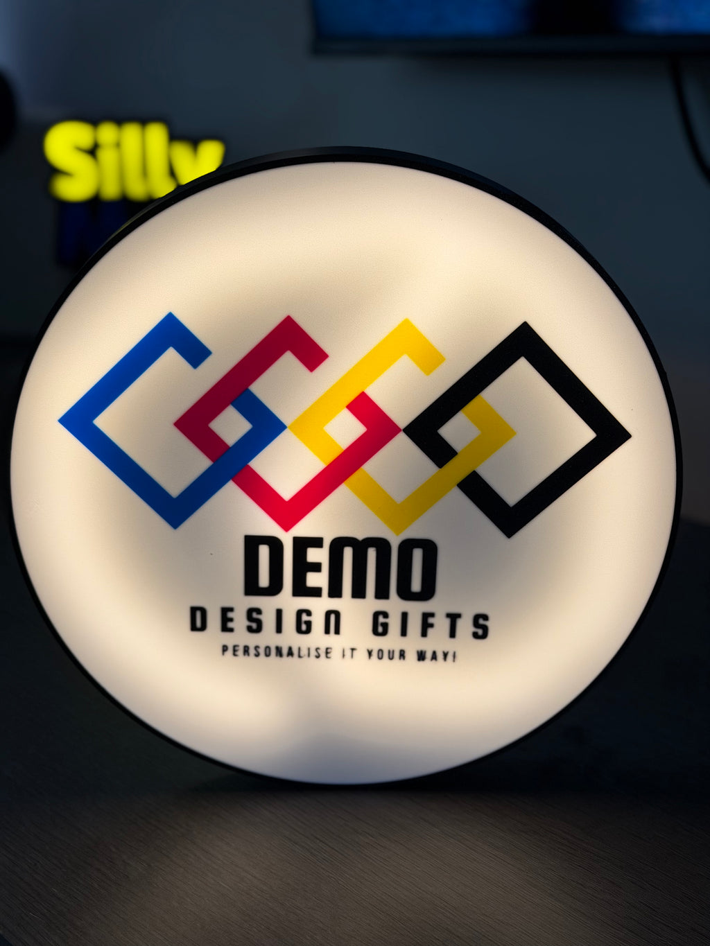 Personalised LED Light Box - Designed for You